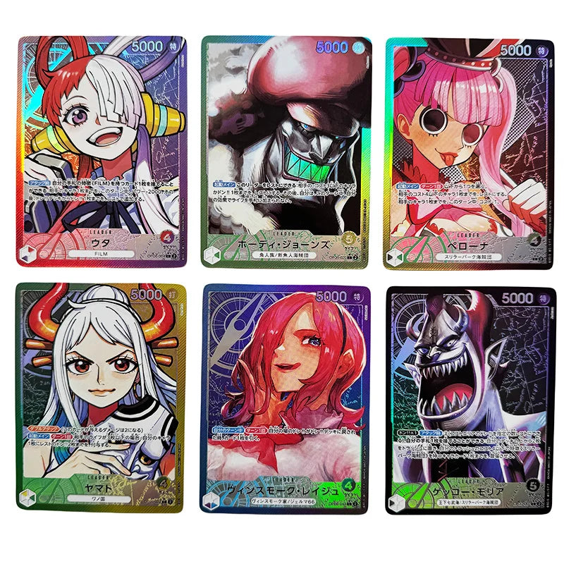 One Piece Anime Card Japanese Version Leader OPCG Replica Boa Hancock Luffy Law Zoro Moria Katakuri Game Anime Collection Cards One Piece Anime Card Japanese Version Leader OPCG Replica Boa Hancock Luffy Law Zoro Moria Katakuri Game Anime Collection Cards
